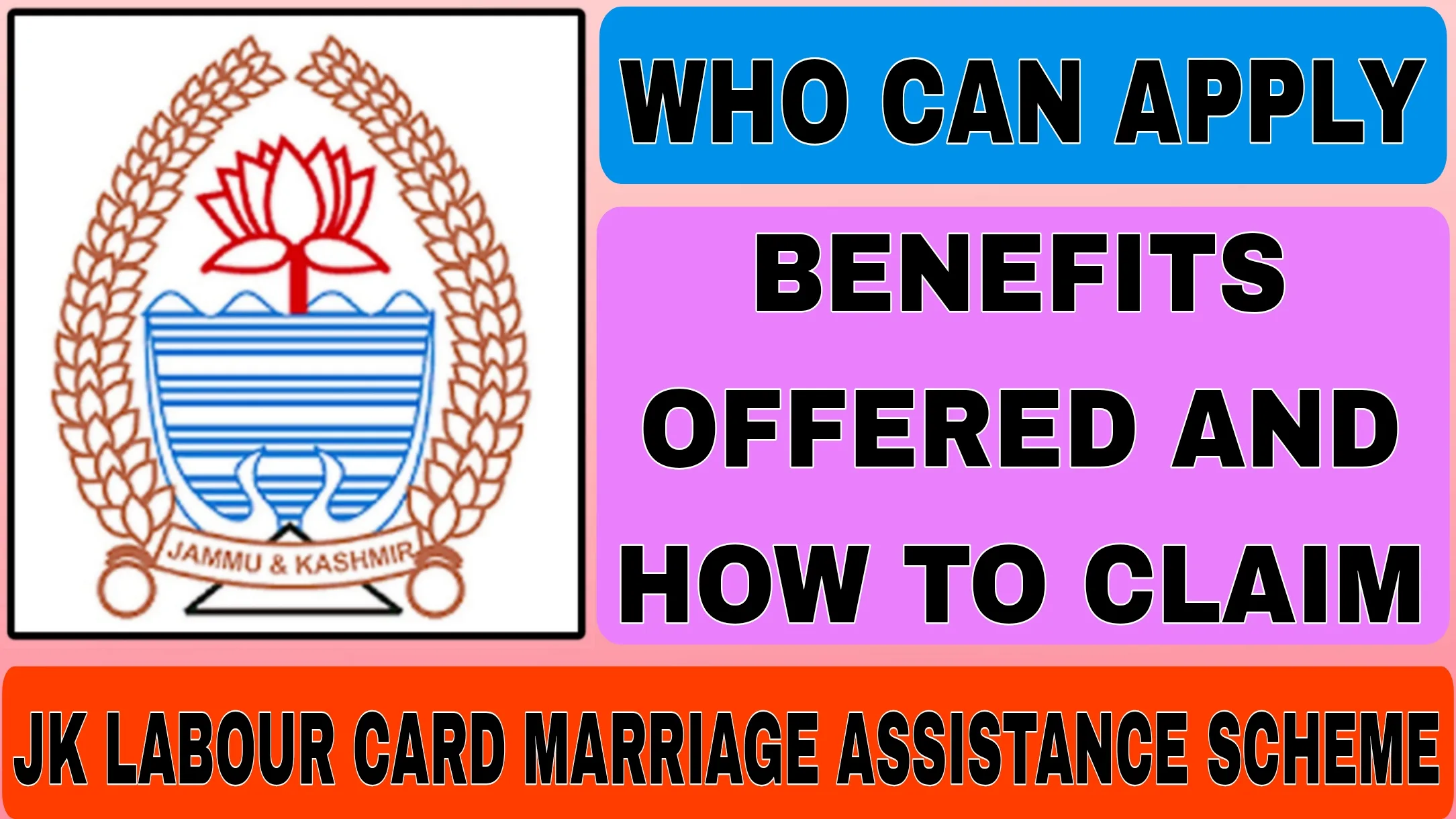 JK Labour Card Marriage Assistance Scheme